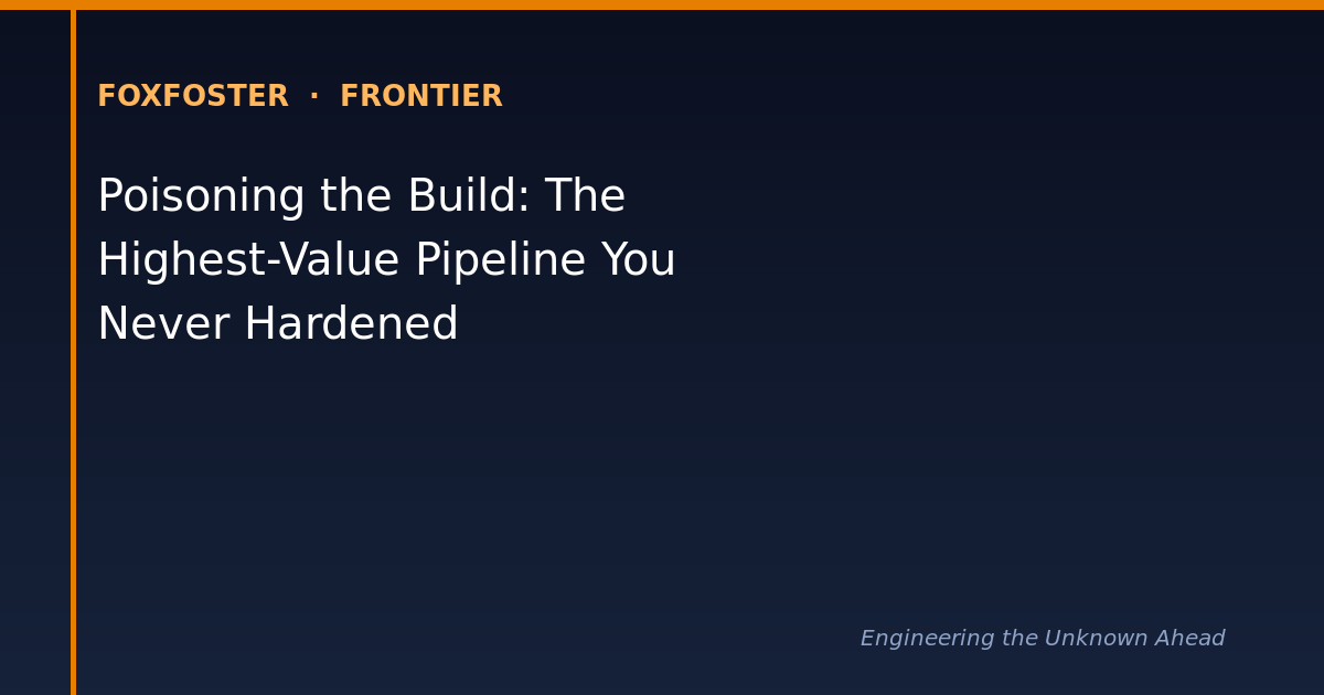 Poisoning the CI/CD build pipeline